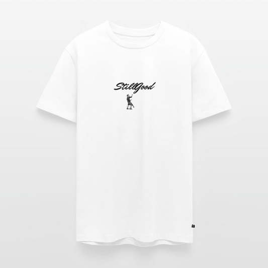 Premium-T-shirt herr - vit