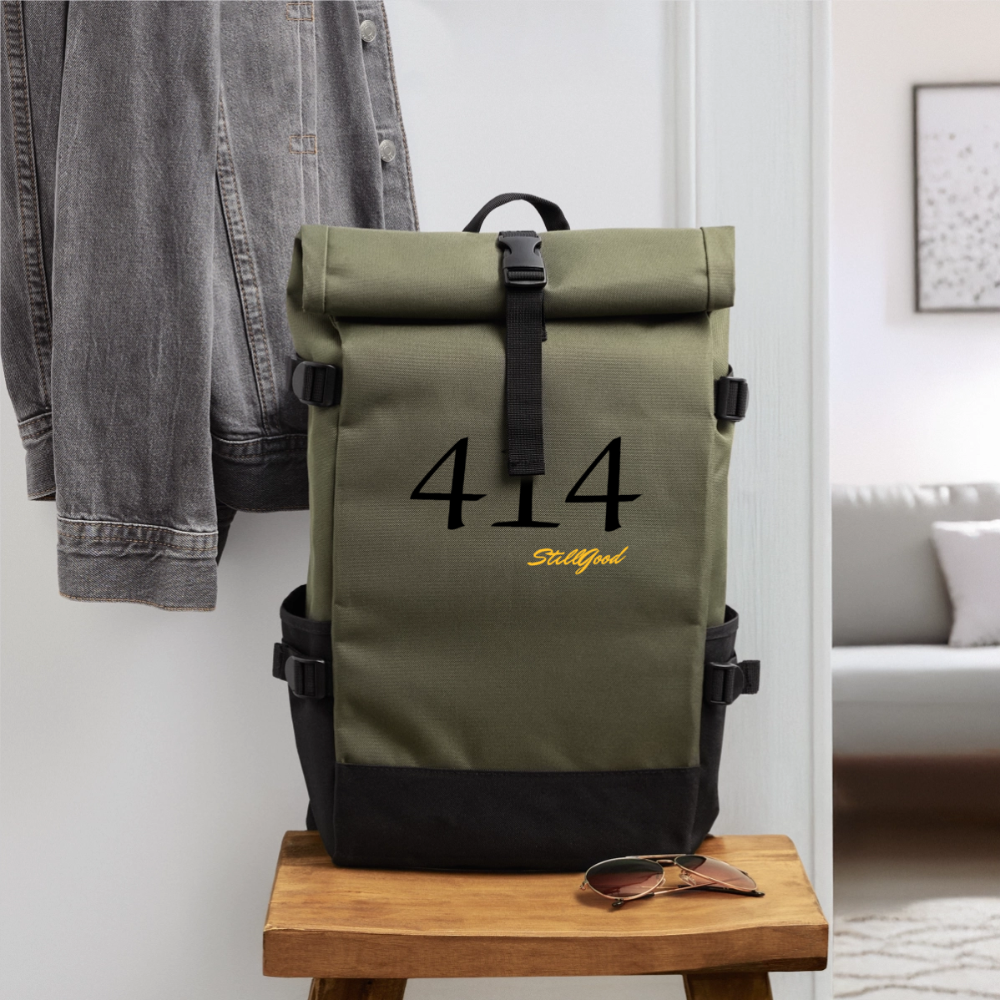 414  Backpack - olive/black