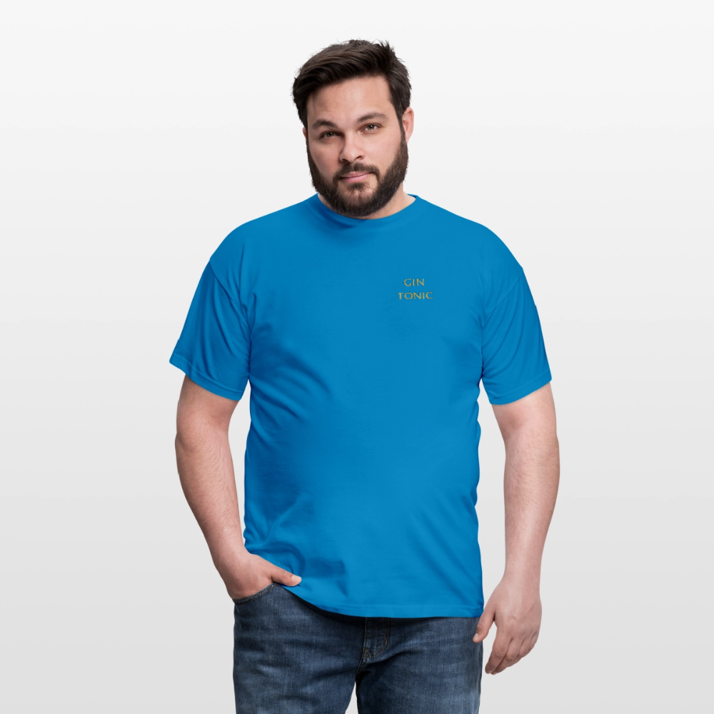 T-shirt Gin Tonic - kungsblå