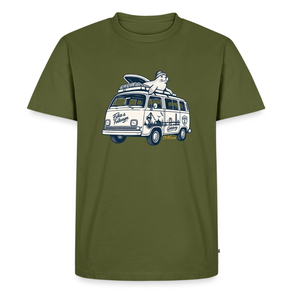 Stillgood 414 T-shirt seal - kaki