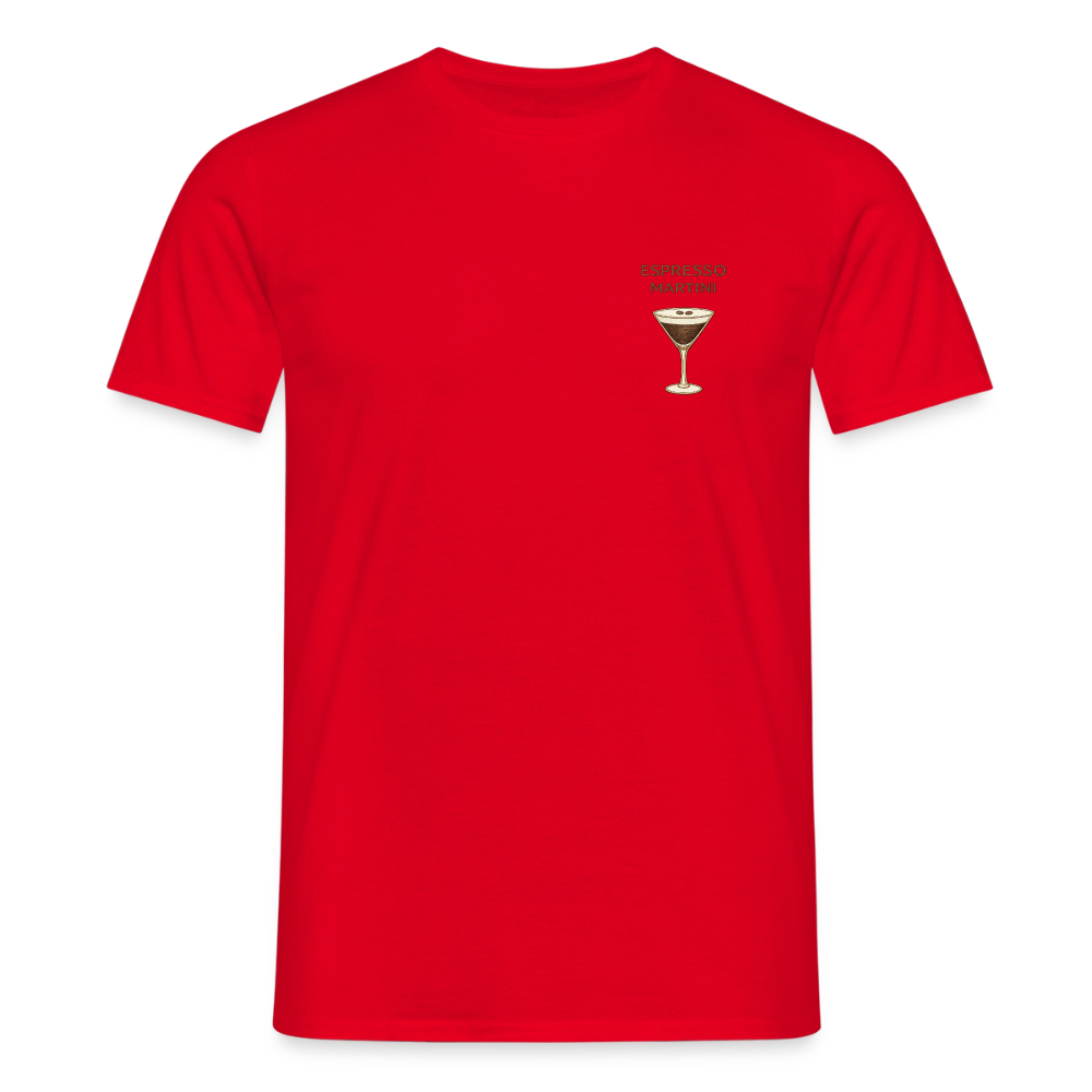 T-shirt Espresso Martini - röd