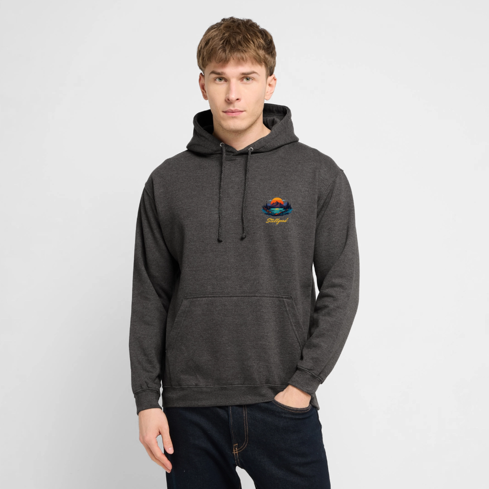 Luvtröja unisex - kolgrå