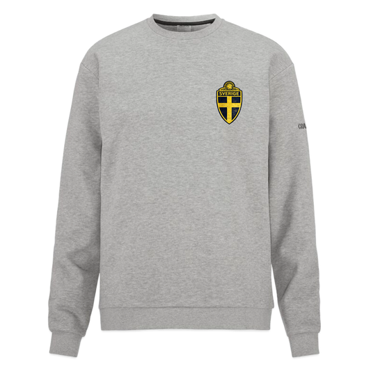 CRAFT sweatshirt Sverige! - gråmelerad