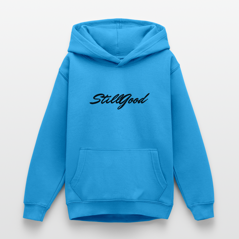 Luvtröja tonåring - havsblå