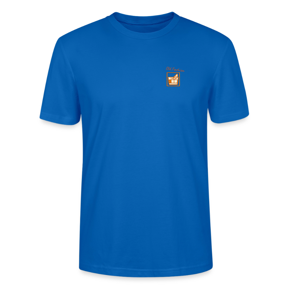 T-shirt Old fashion - påfågelblå