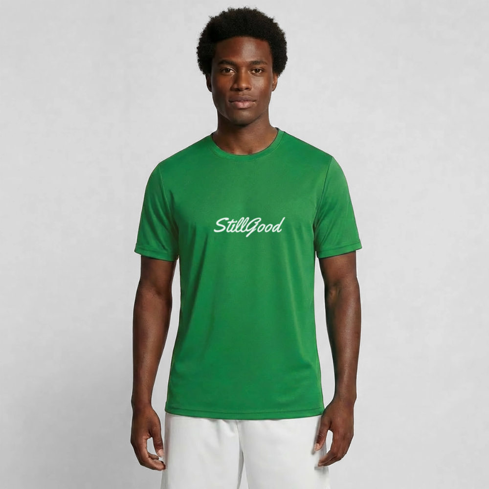 Funktions-T-shirt herr 414 runner - kellygrön