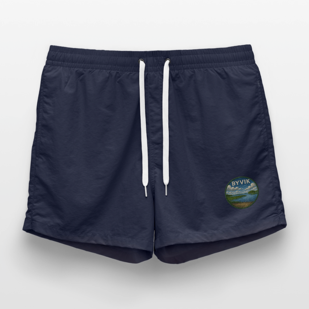 Byvik Badshorts - marinblå