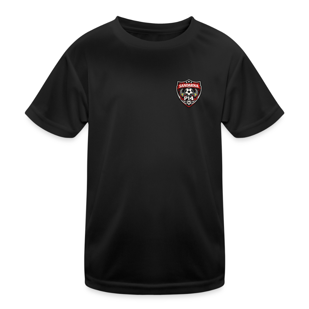 Funktions-T-shirt barn - svart