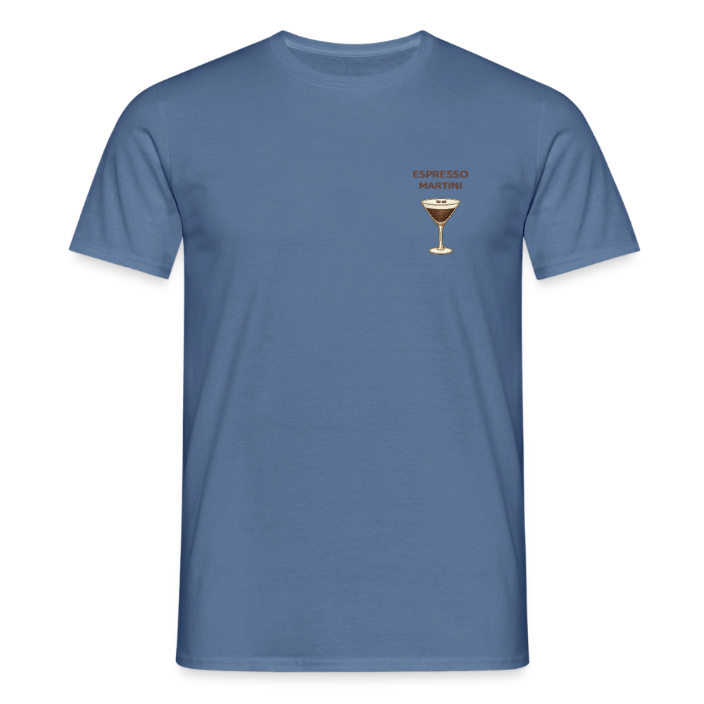 T-shirt Espresso Martini - duvblå 