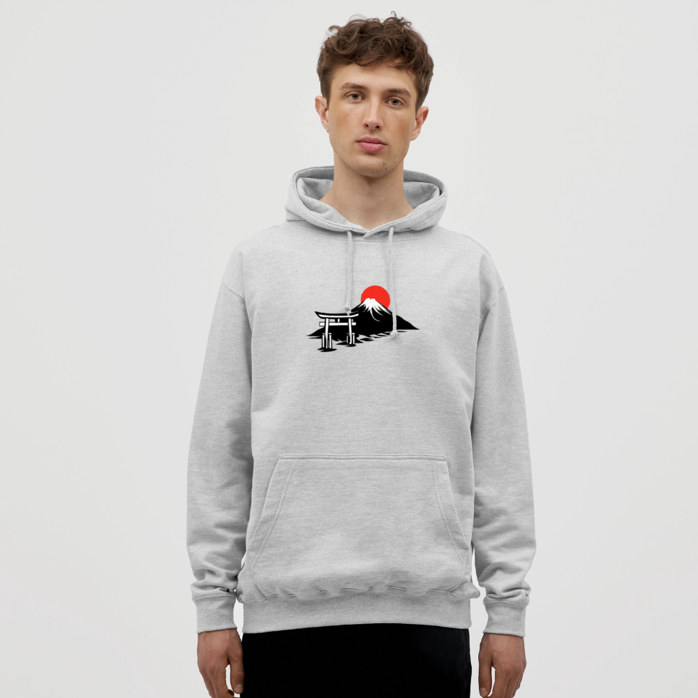 Luvtröja - ljusgråmelerad