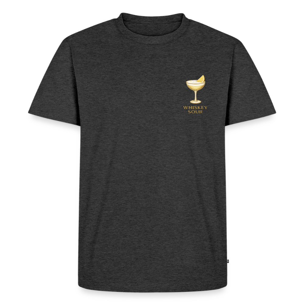 Premium-T-shirt Whiskey sour - antracitmelerad