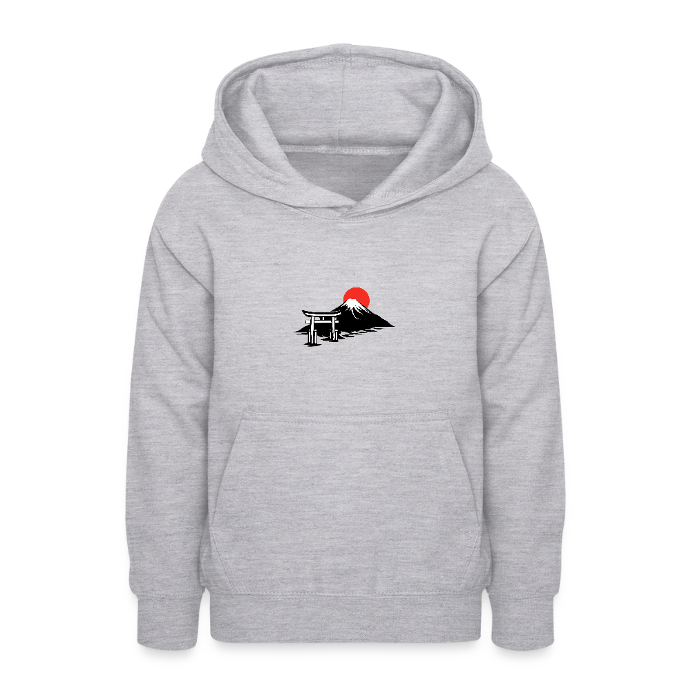 Luvtröja tonåring & barn - ljusgråmelerad