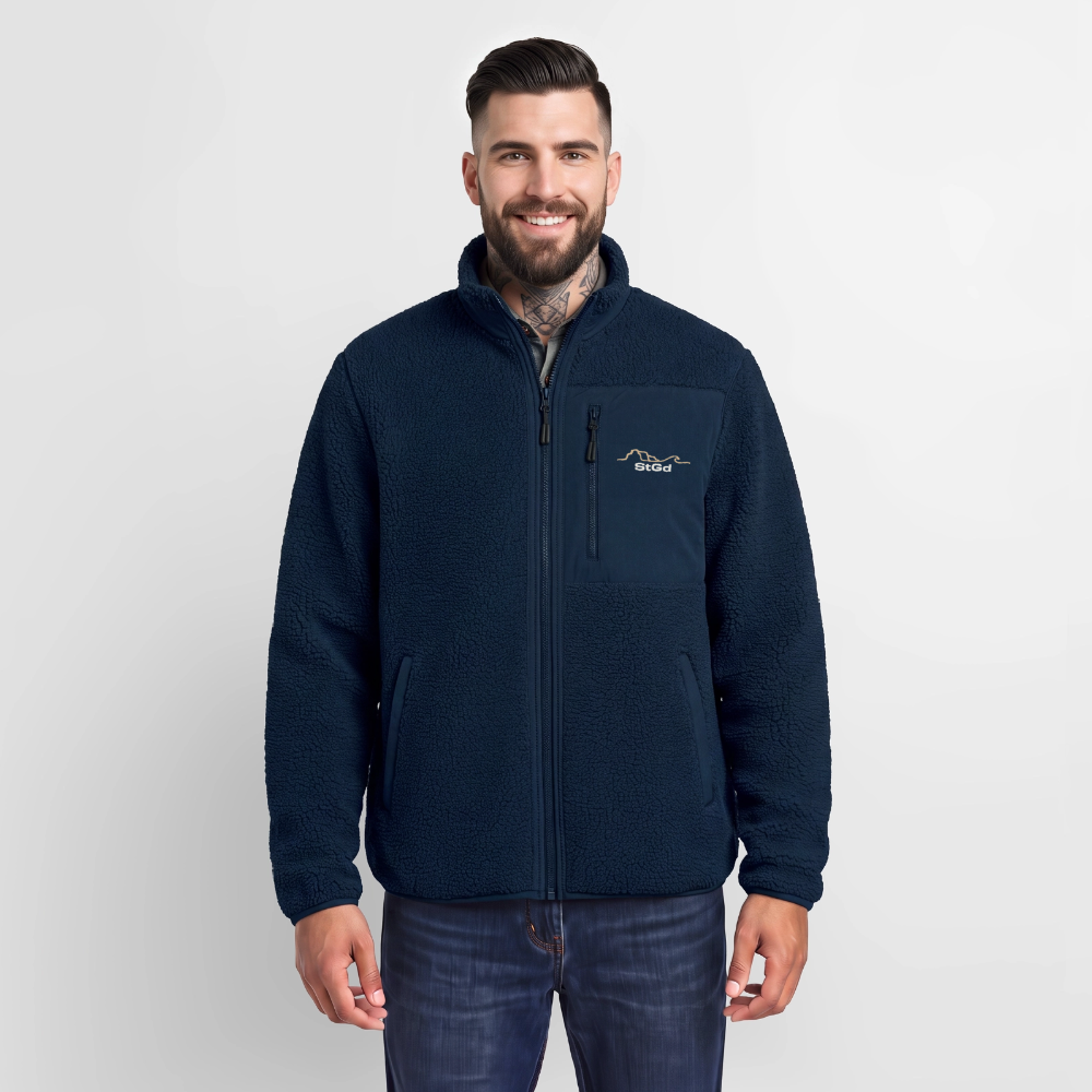 StGd Weatherline sherpajacka - marinblått
