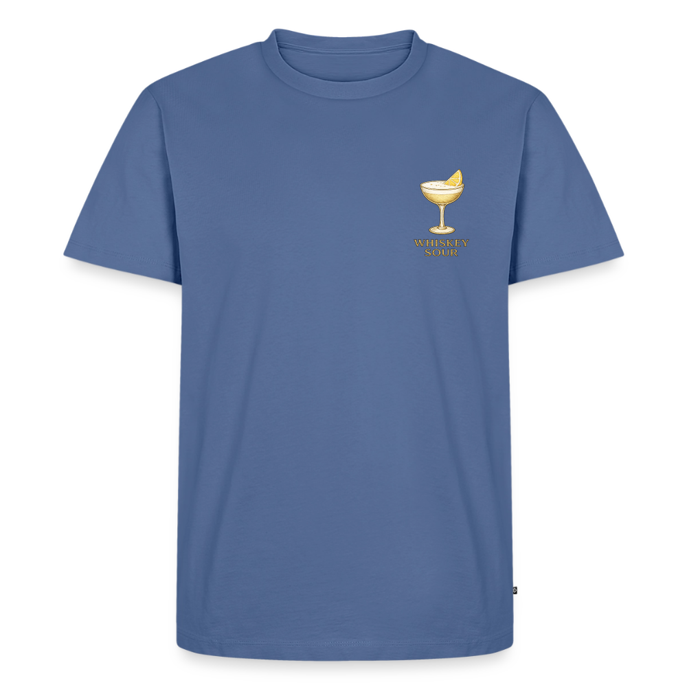 Premium-T-shirt Whiskey sour - duvblå