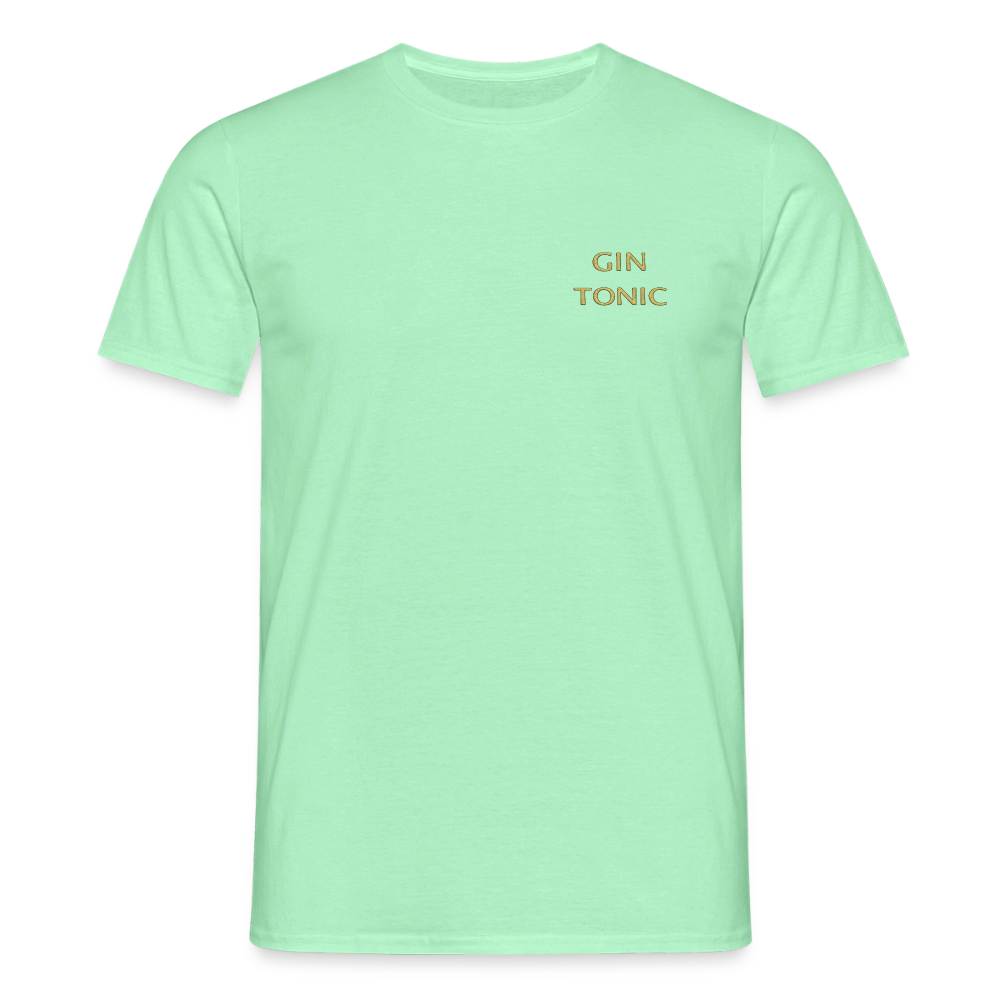 T-shirt Gin Tonic - mintgrøn
