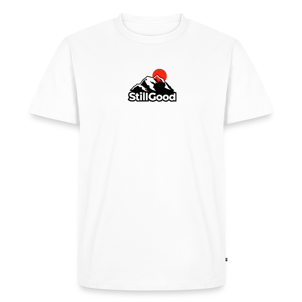 Premium-T-shirt herr - vit