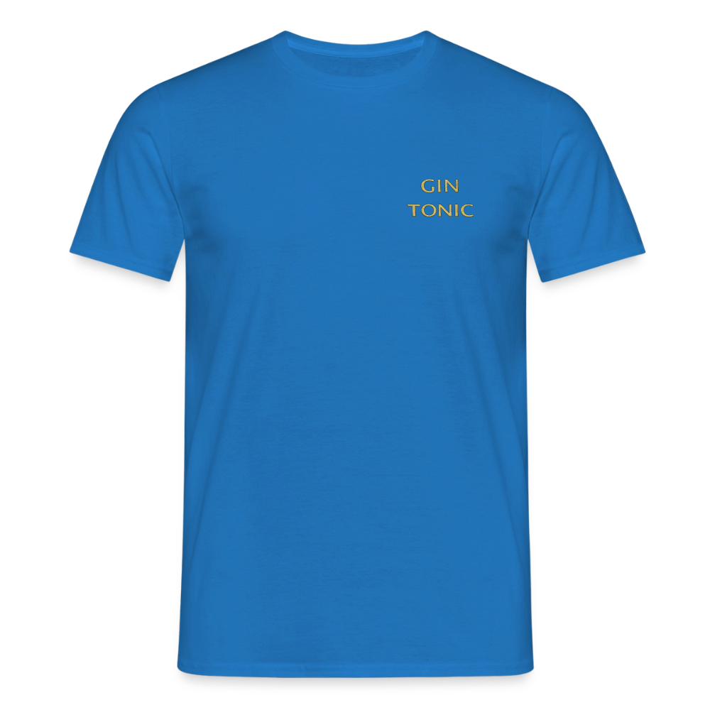 T-shirt Gin Tonic - kungsblå