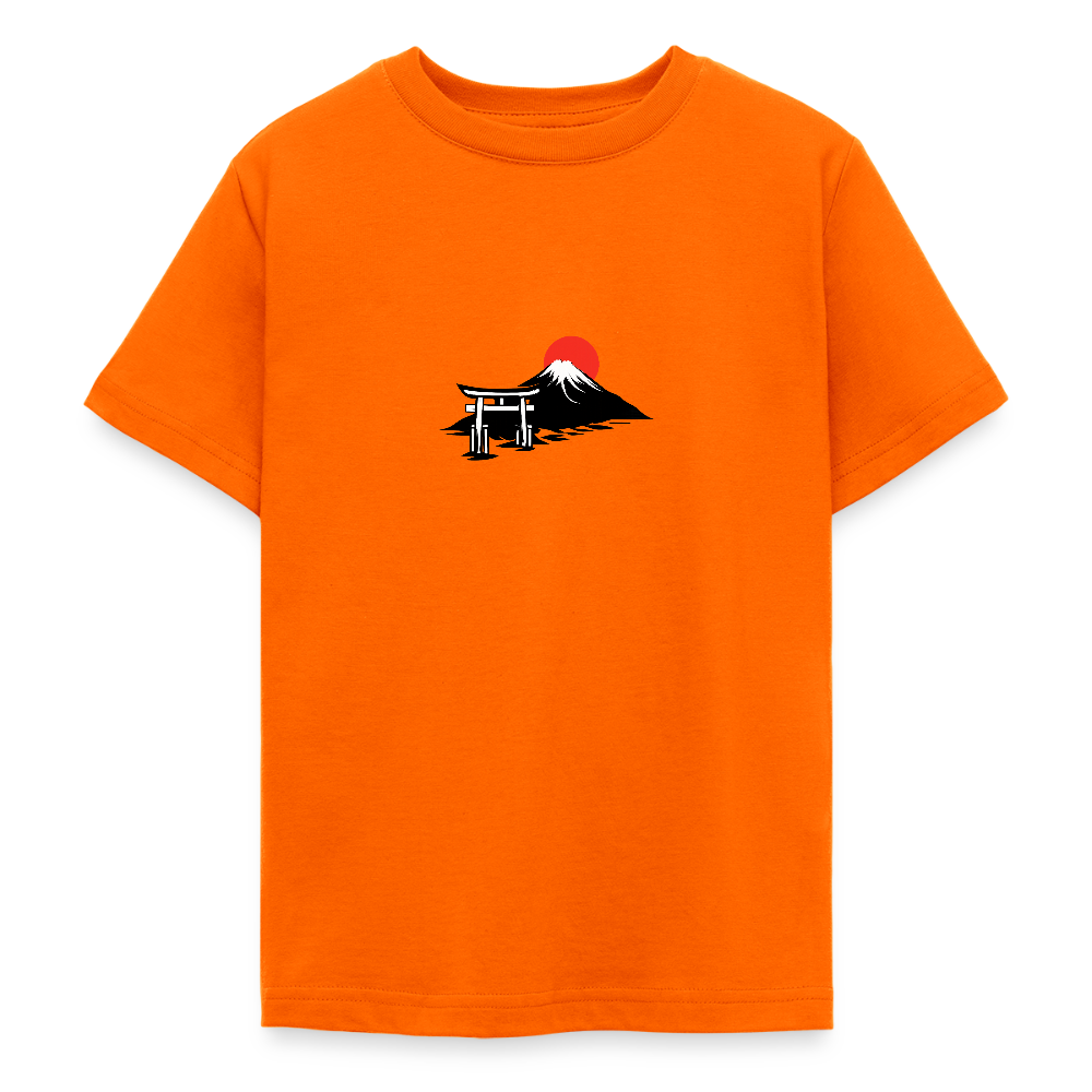 T-shirt tonåring JPN sunrise - orange
