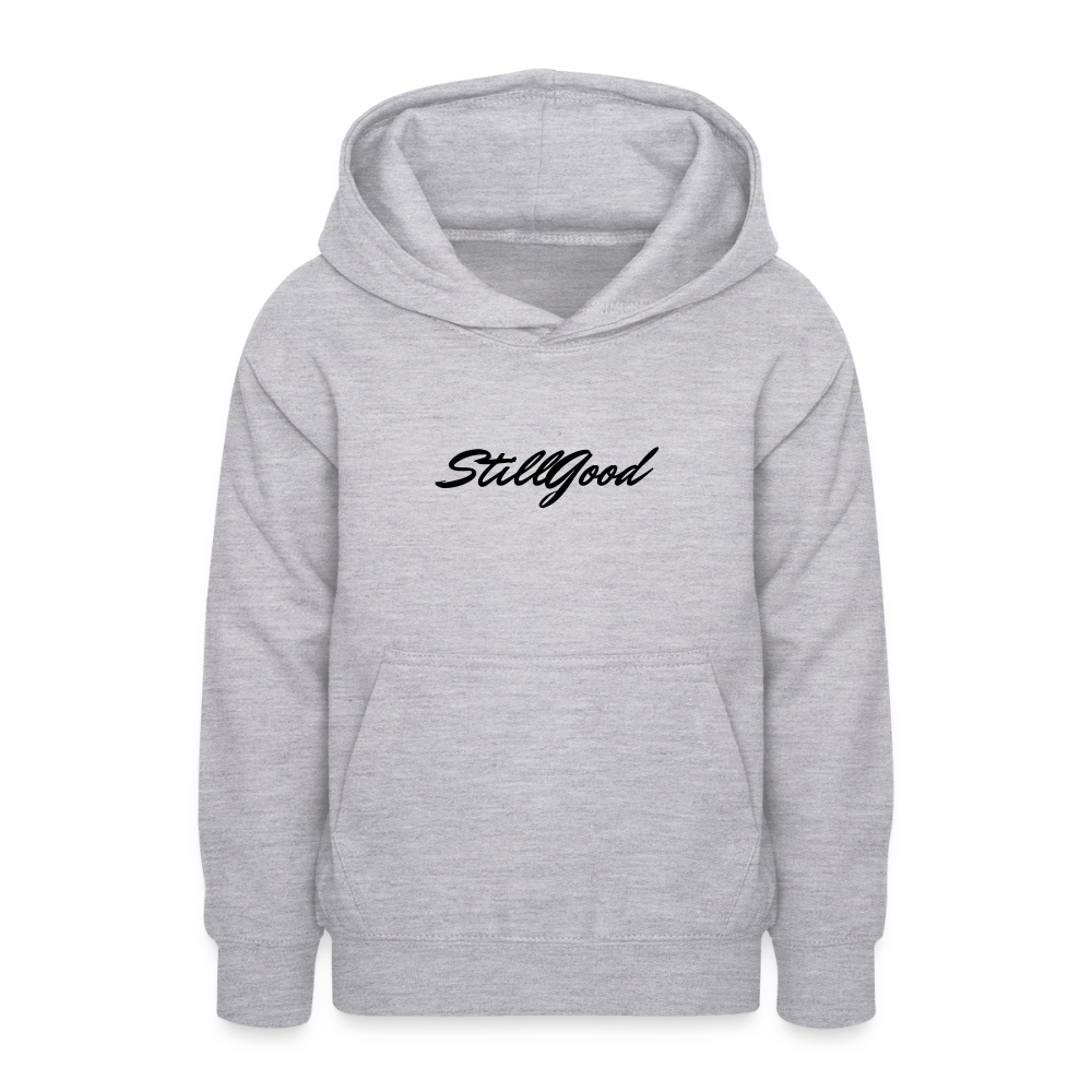 Luvtröja tonåring - ljusgråmelerad