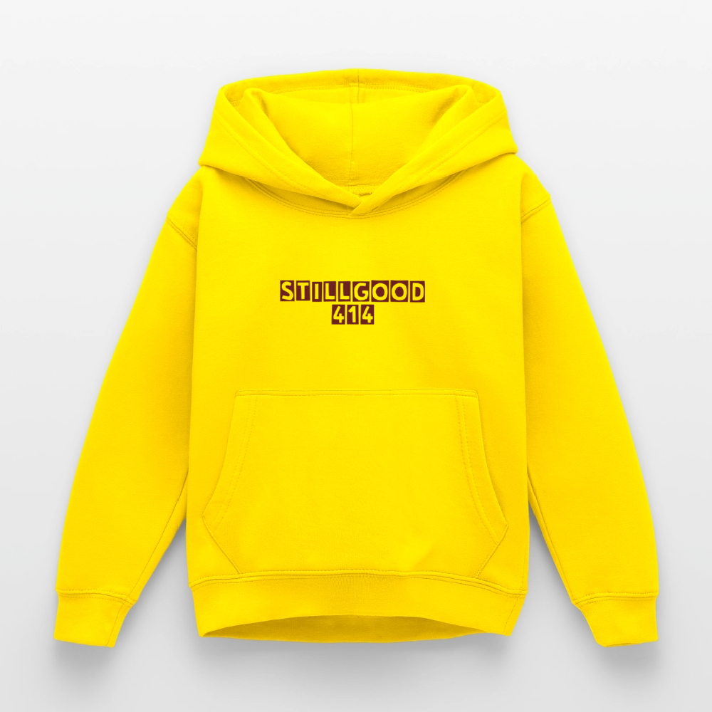 Stillgood kidz hoodie - gul