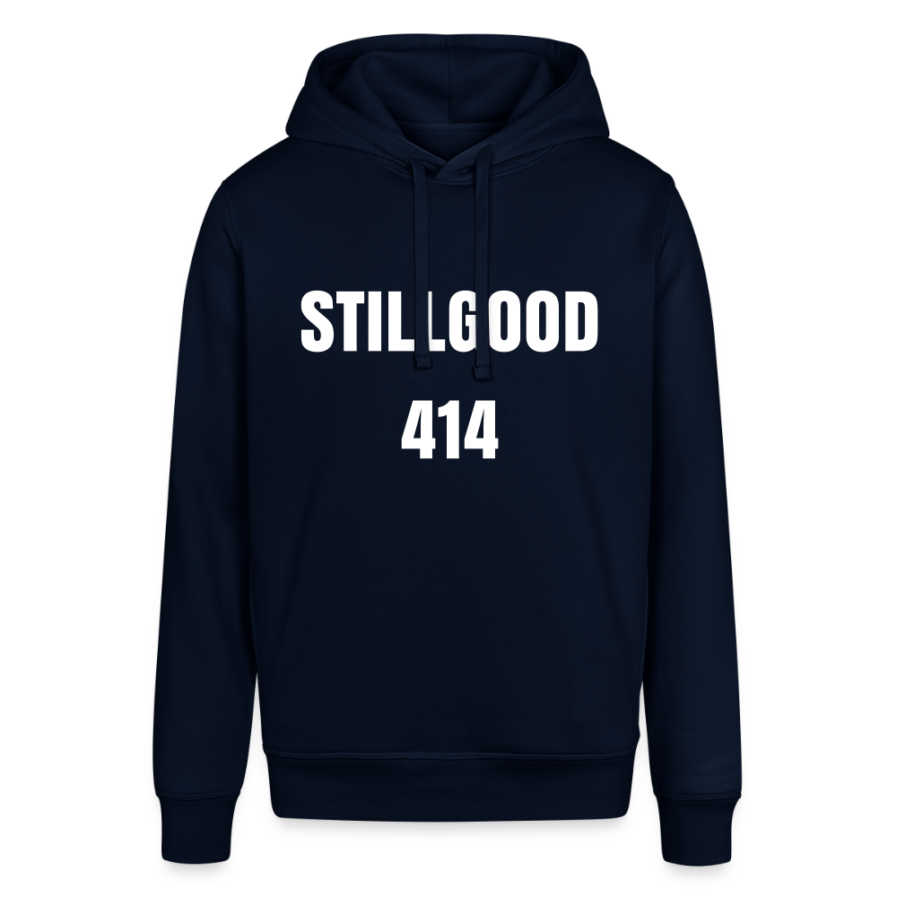 Unisex Organic Hoodie by Stanley & Stella - marinblå