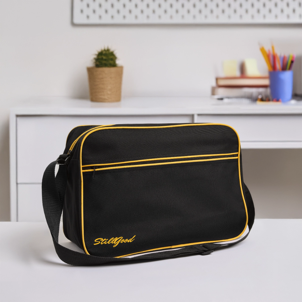 Stillgood Retroväska - svart/guld