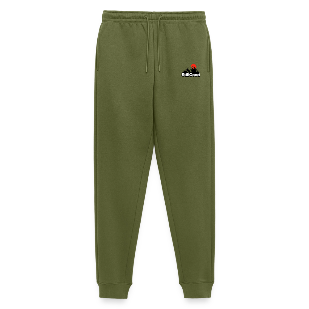 Ekologiska premiumjoggingbyxor herr - kaki