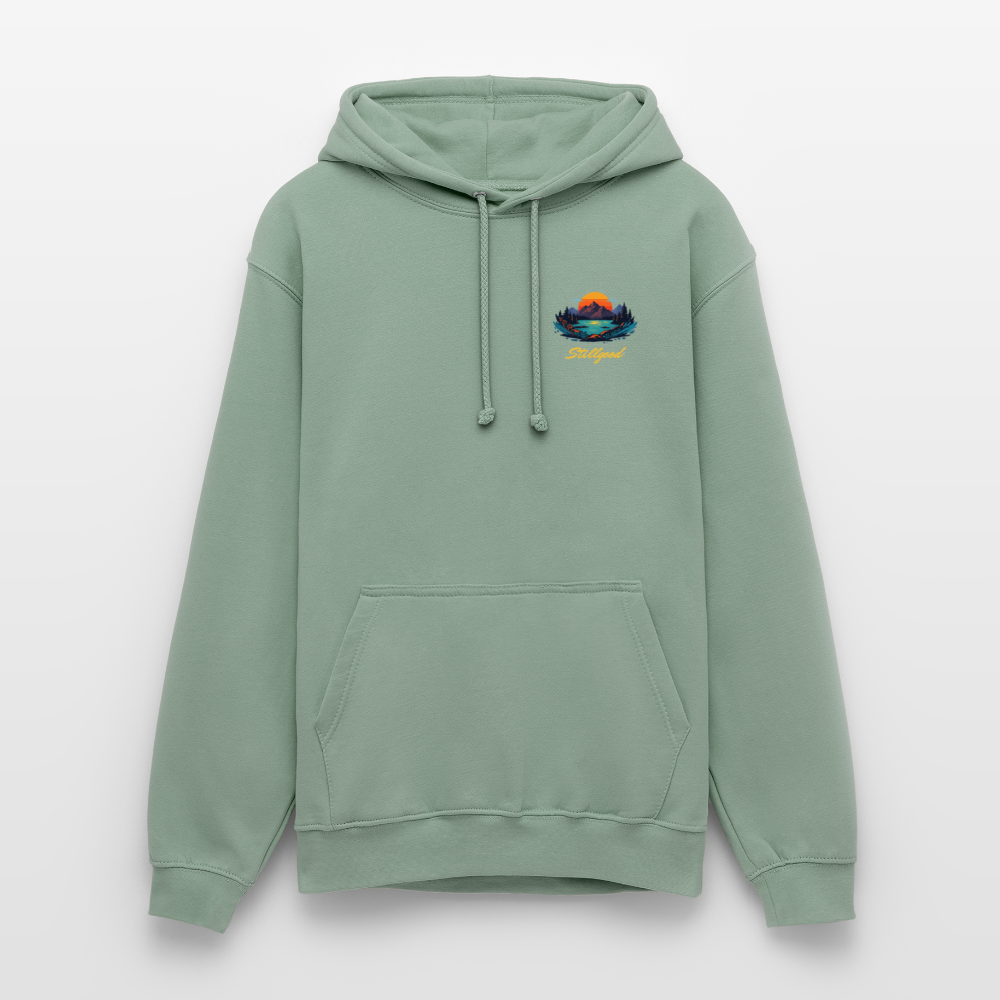 Luvtröja unisex - grågrön