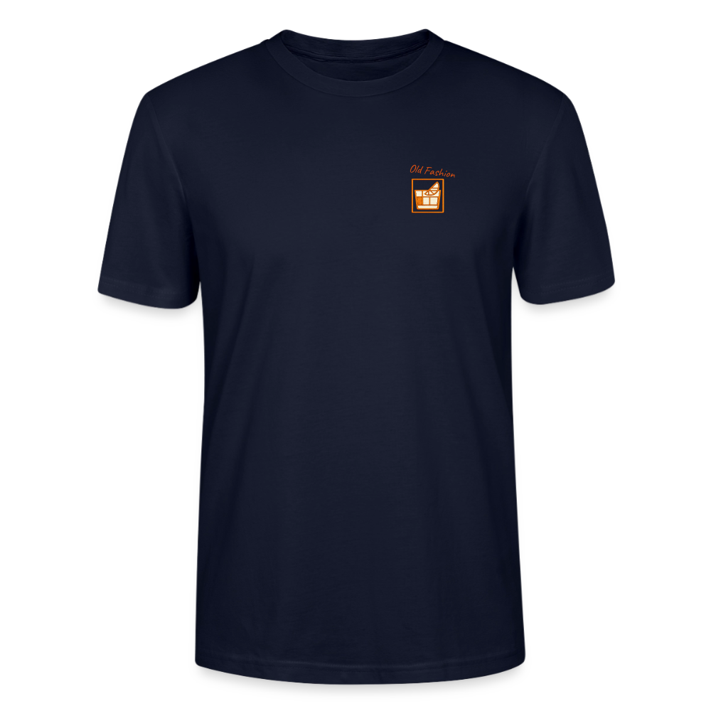 T-shirt Old fashion - marinblått