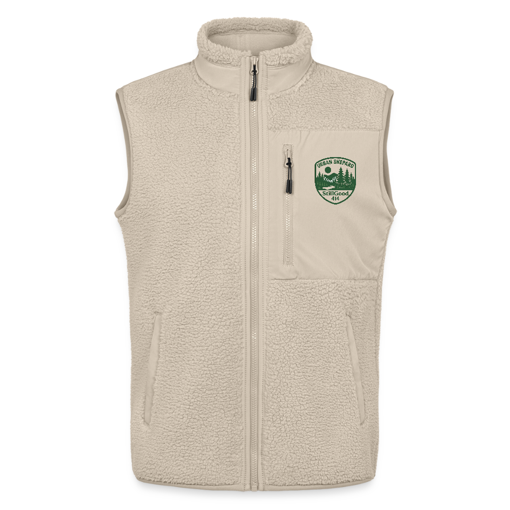 Stanley/Stella MEDIUM FIT Unisex Sherpa Vest - beige