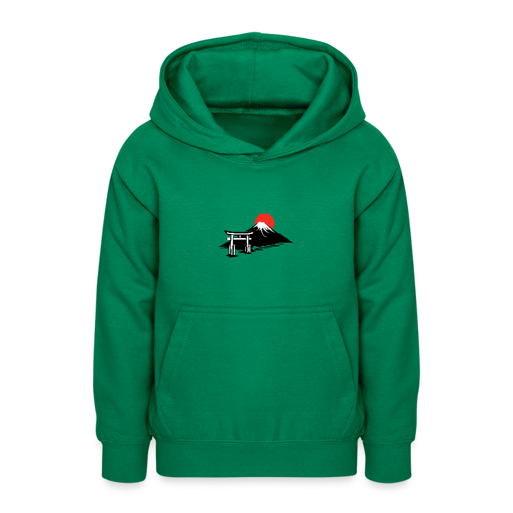 Luvtröja tonåring & barn - kellygrön