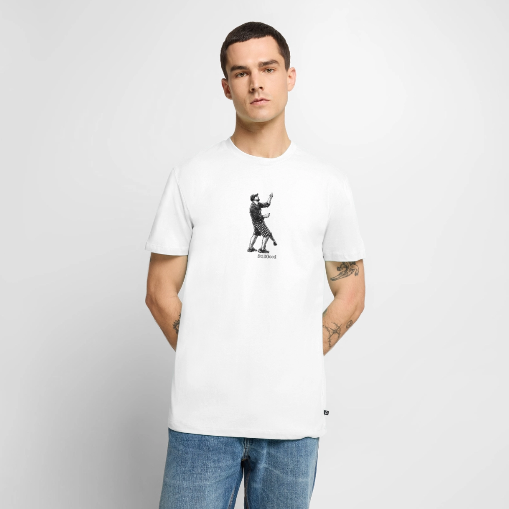 Le grill -T-shirt herr - vit