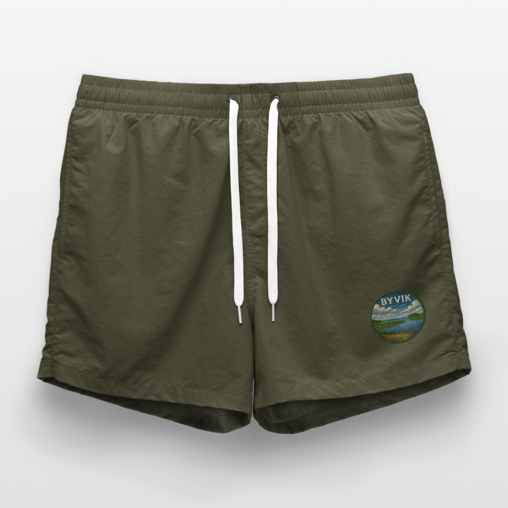 Byvik Badshorts - oliv