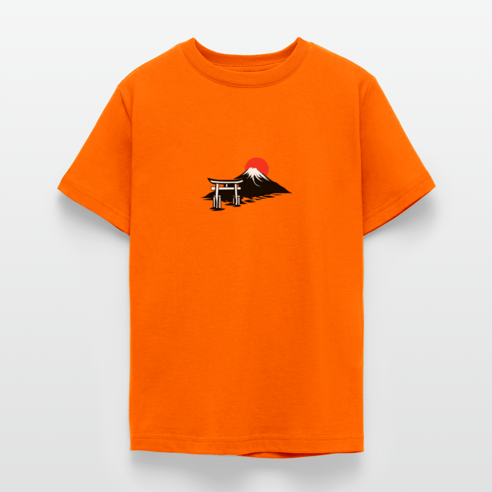 T-shirt tonåring JPN sunrise - orange