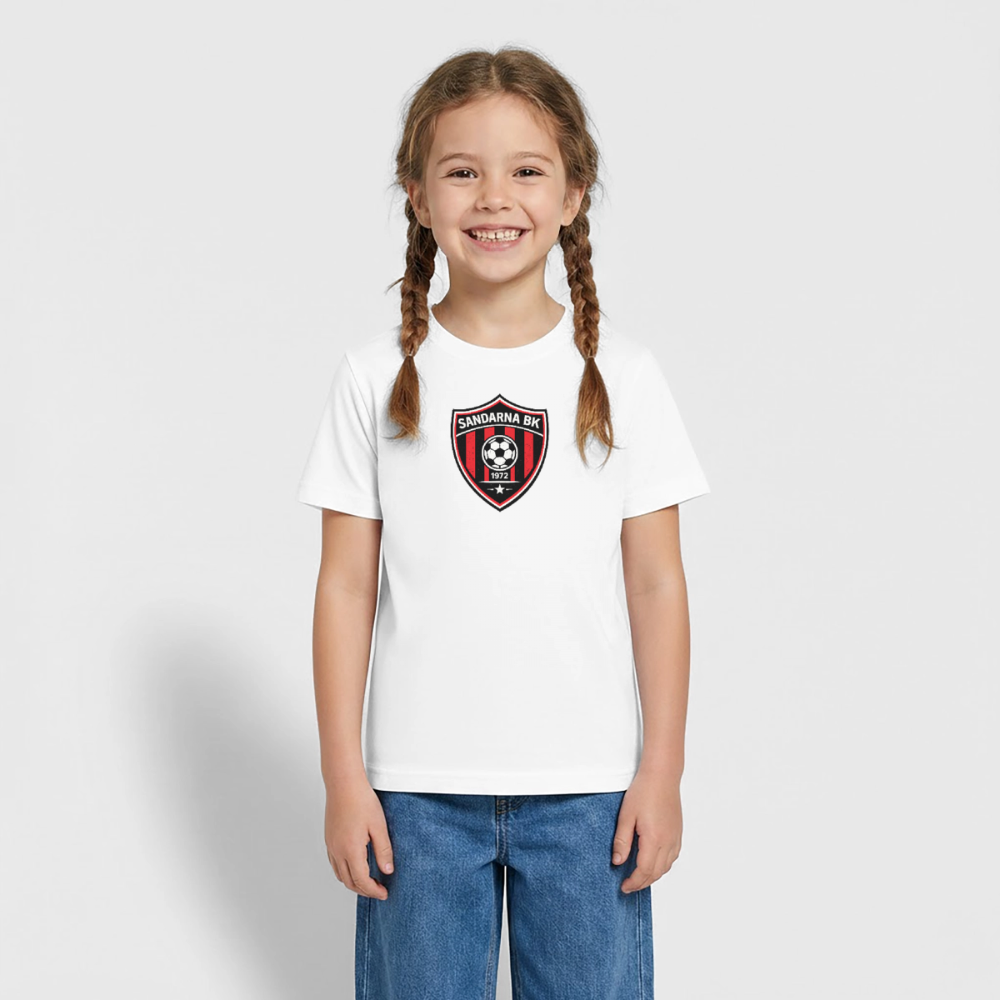 T-shirt barn Sandarna BK - vit