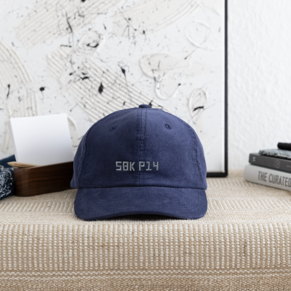 SBK P14 broderad manchesterkeps - mellanmarinblå