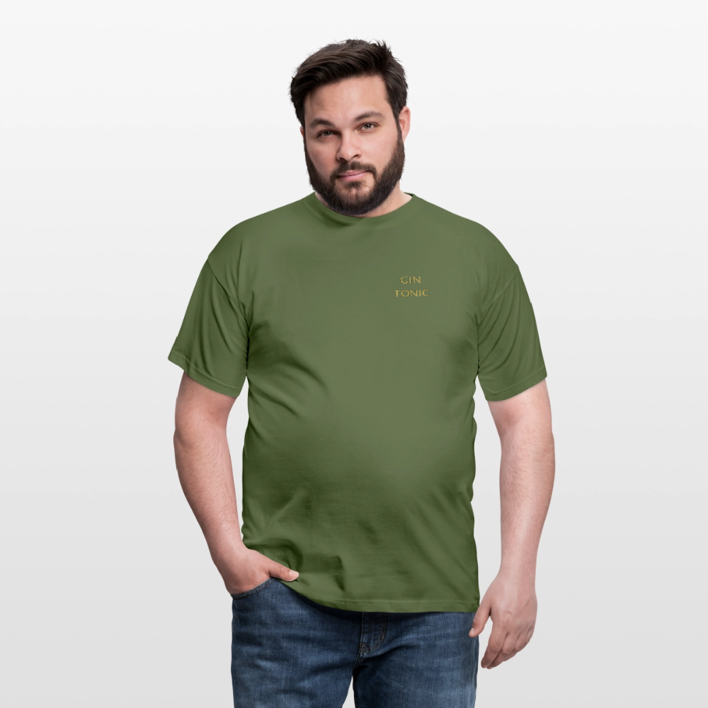 T-shirt Gin Tonic - Militärgrön