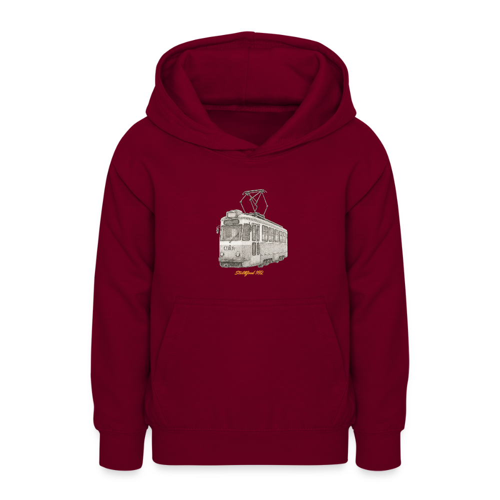 StilGood Grönalinjen Luvtröja tonåring - bordeaux