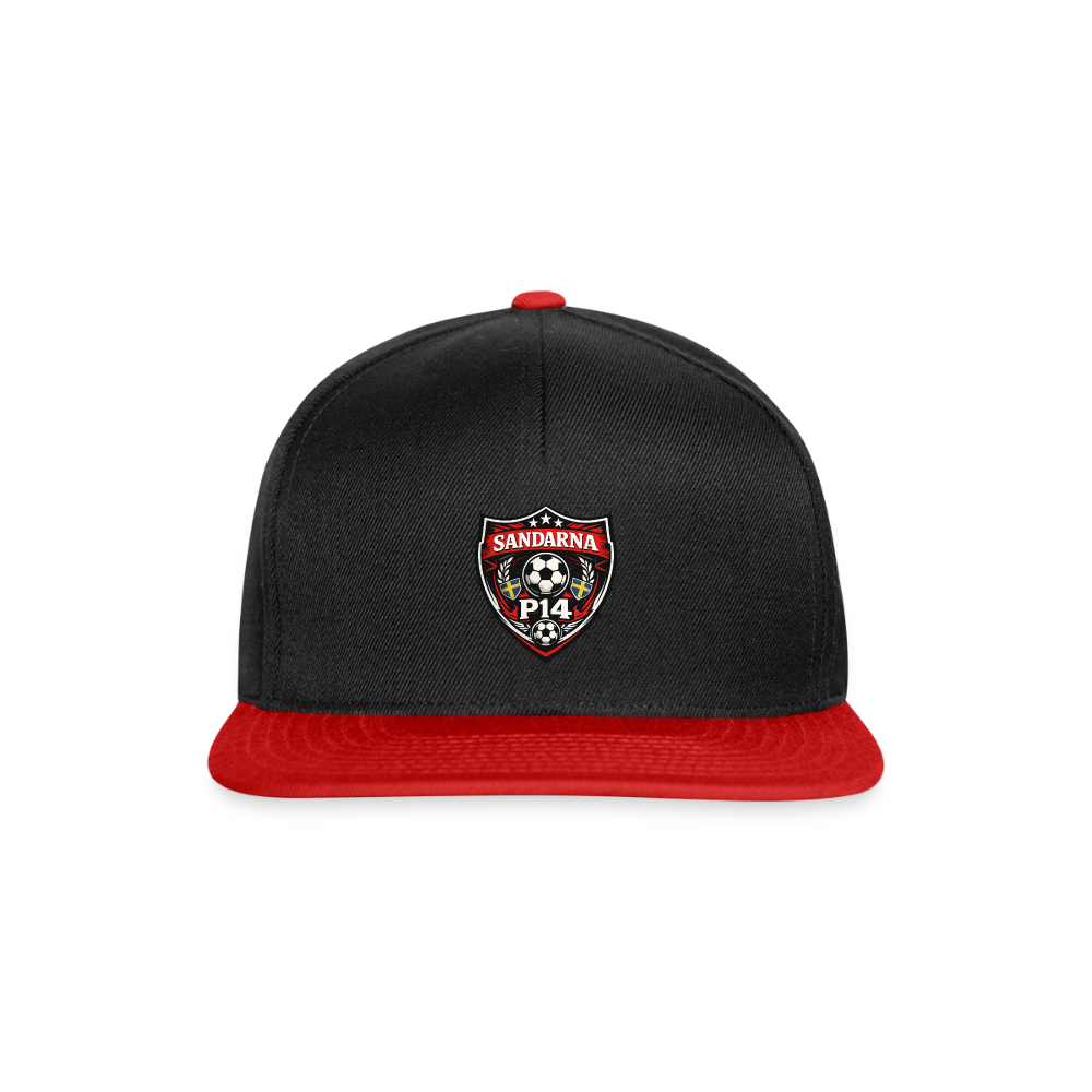 Sandarna Snapbackkeps - svart/röd