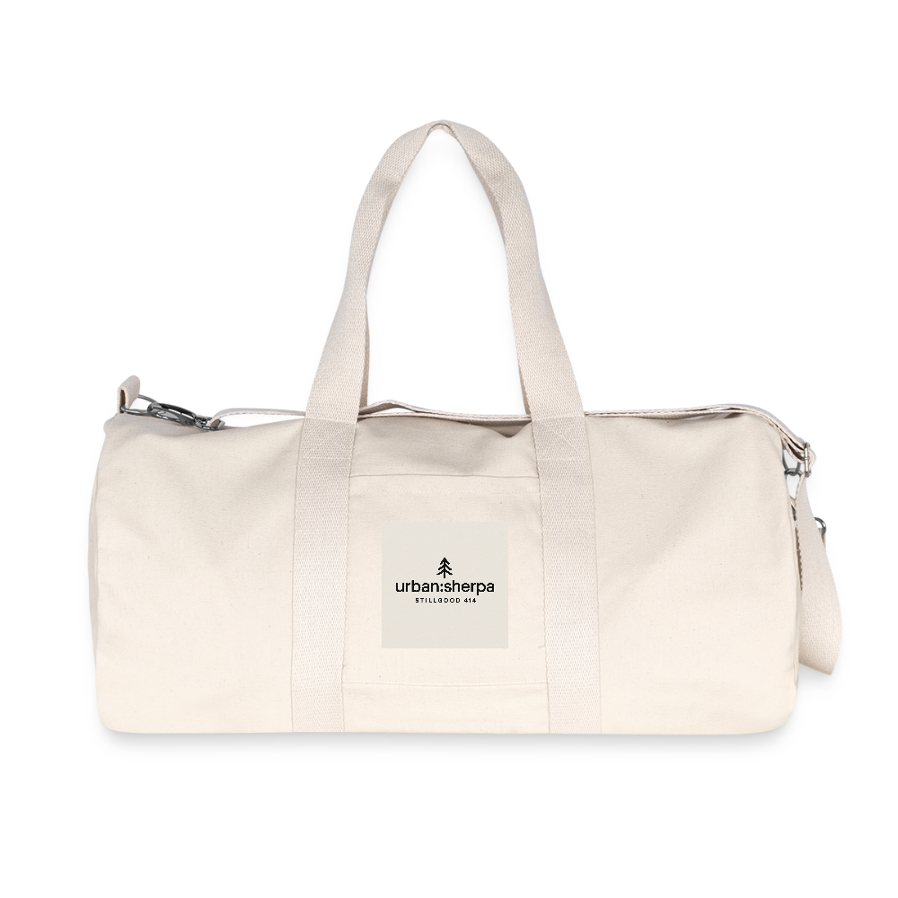 StillGood - Återvunnen duffelväska i kanvas - naturvit