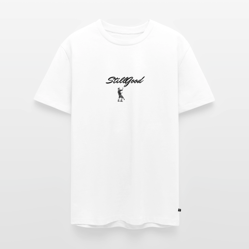 Premium-T-shirt herr - vit