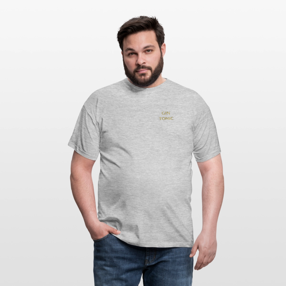 T-shirt Gin Tonic - gråmelerad