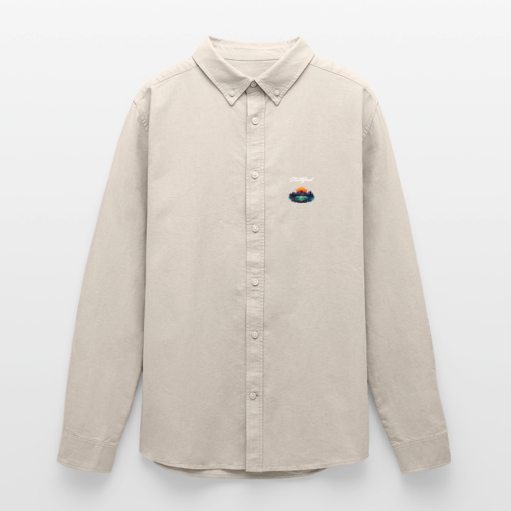 StillGood Oxfordskjorta Herr - beige