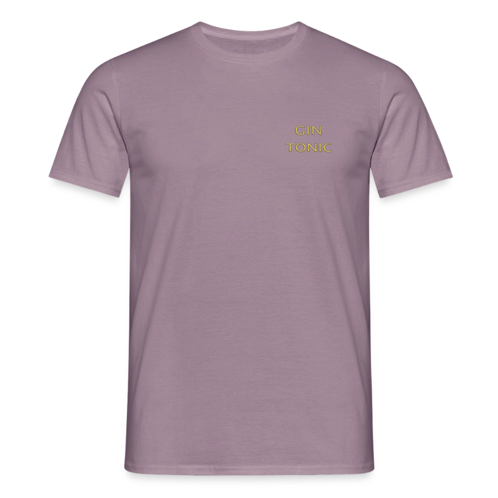 T-shirt Gin Tonic - lilagrå 