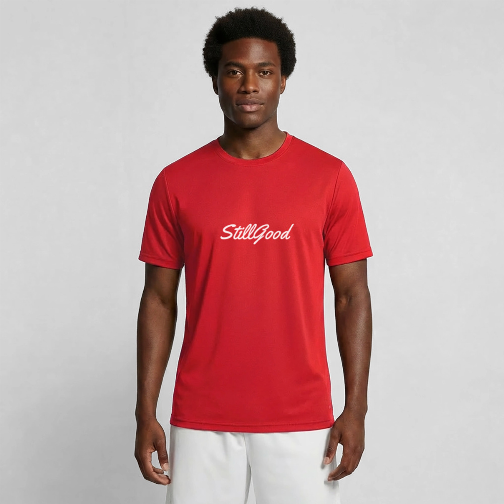 Funktions-T-shirt herr 414 runner - röd