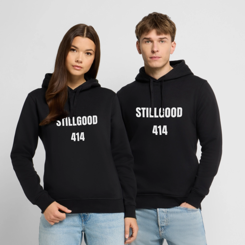 Unisex Organic Hoodie by Stanley & Stella - svart