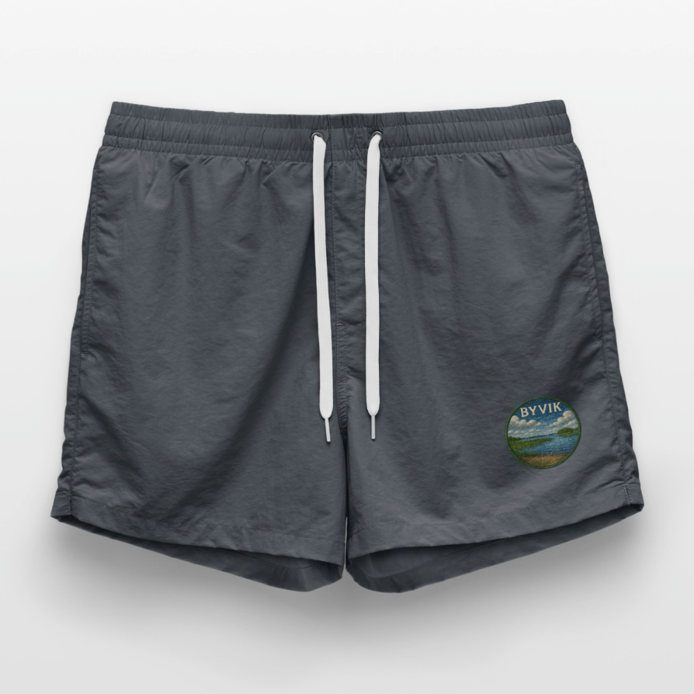 Byvik Badshorts - kolgrå