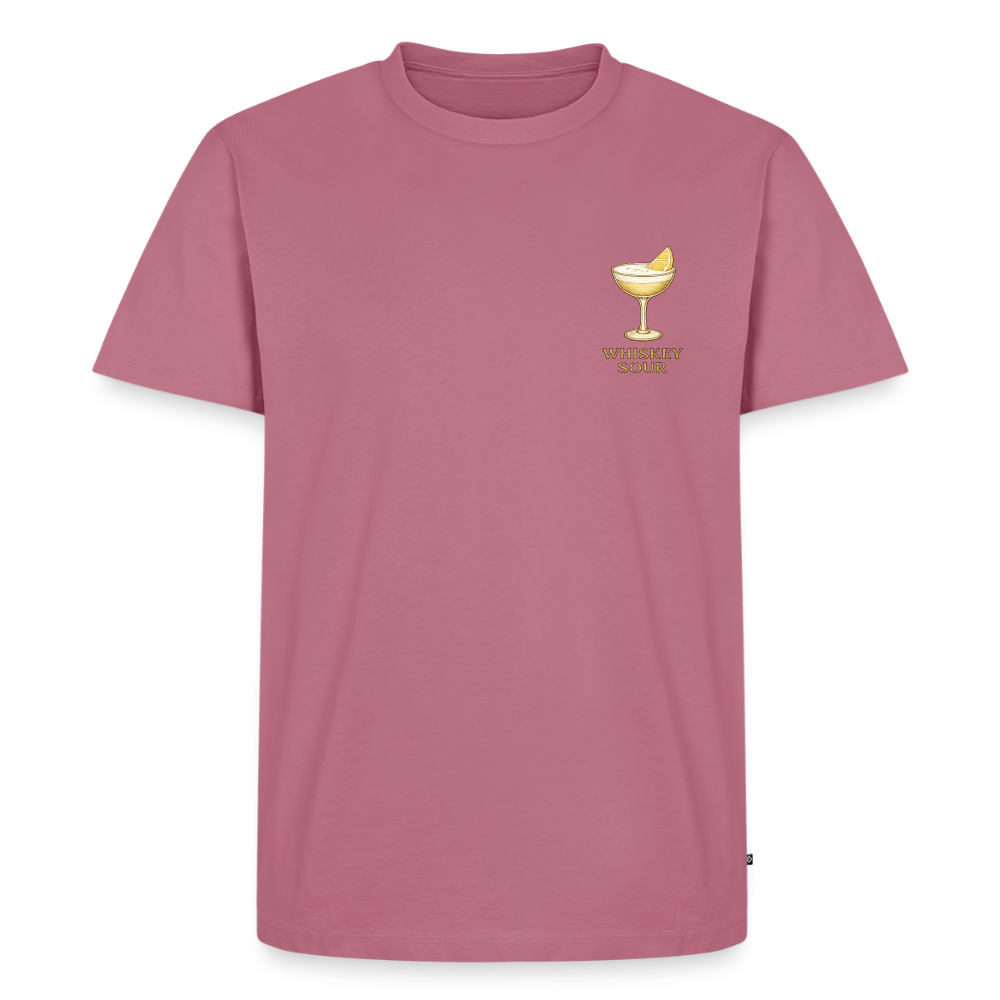 Premium-T-shirt Whiskey sour - malvafärgad