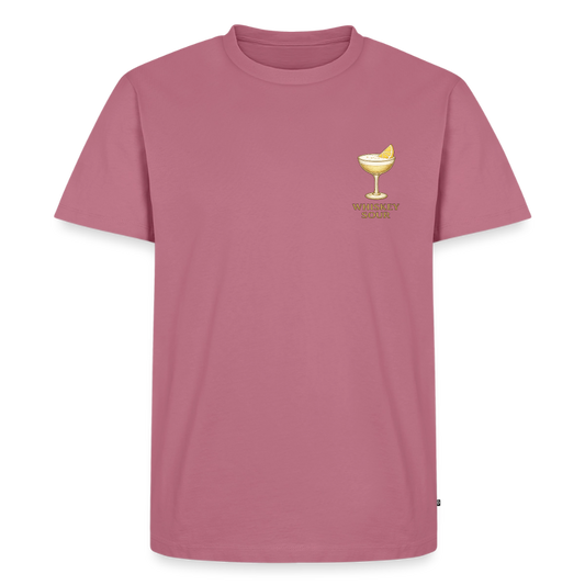 Premium-T-shirt Whiskey sour - malvafärgad