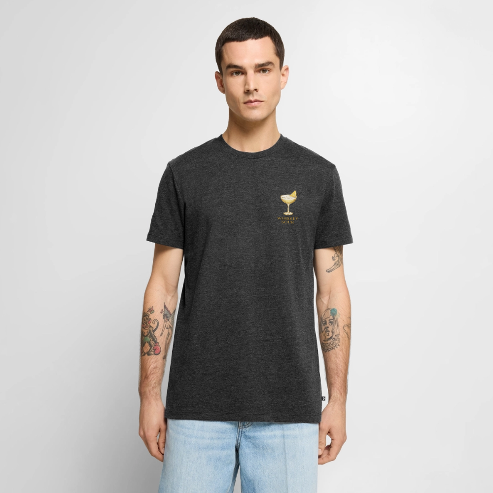 Premium-T-shirt Whiskey sour - antracitmelerad